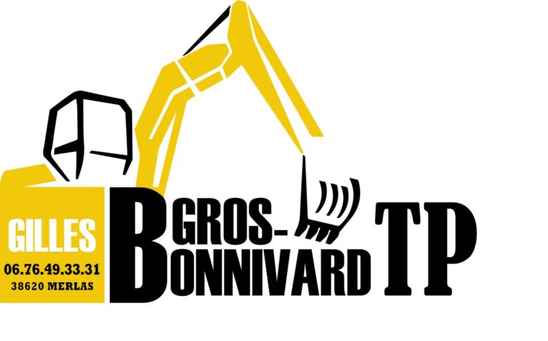Logo Gros-Bonnivard TP – travaux publics à Merlas
