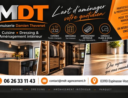 MDT Agencement – cuisine, dressing et aménagement intérieur