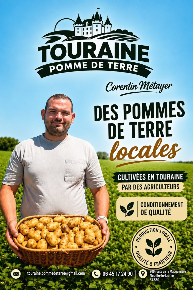 Touraine Pomme de Terre – Corentin Métayer, pommes de terre de Touraine